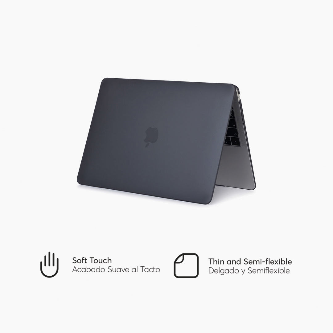 HardCase para MacBook Air Retina 13-inch 2020 M1 Chip Lateral Color Negro