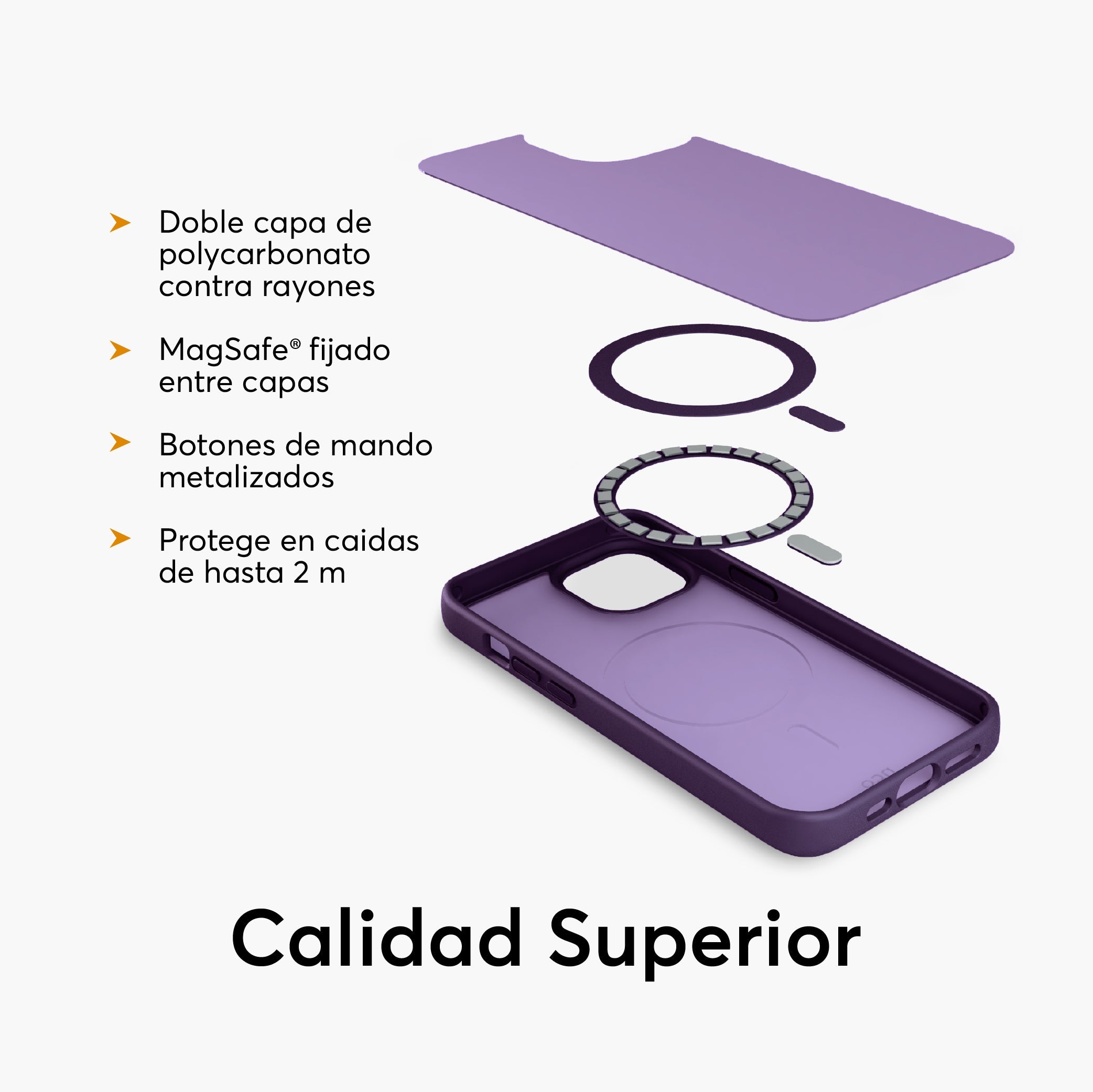 SafeCase Lite Compatible con MagSafe para iPhone 15 Series