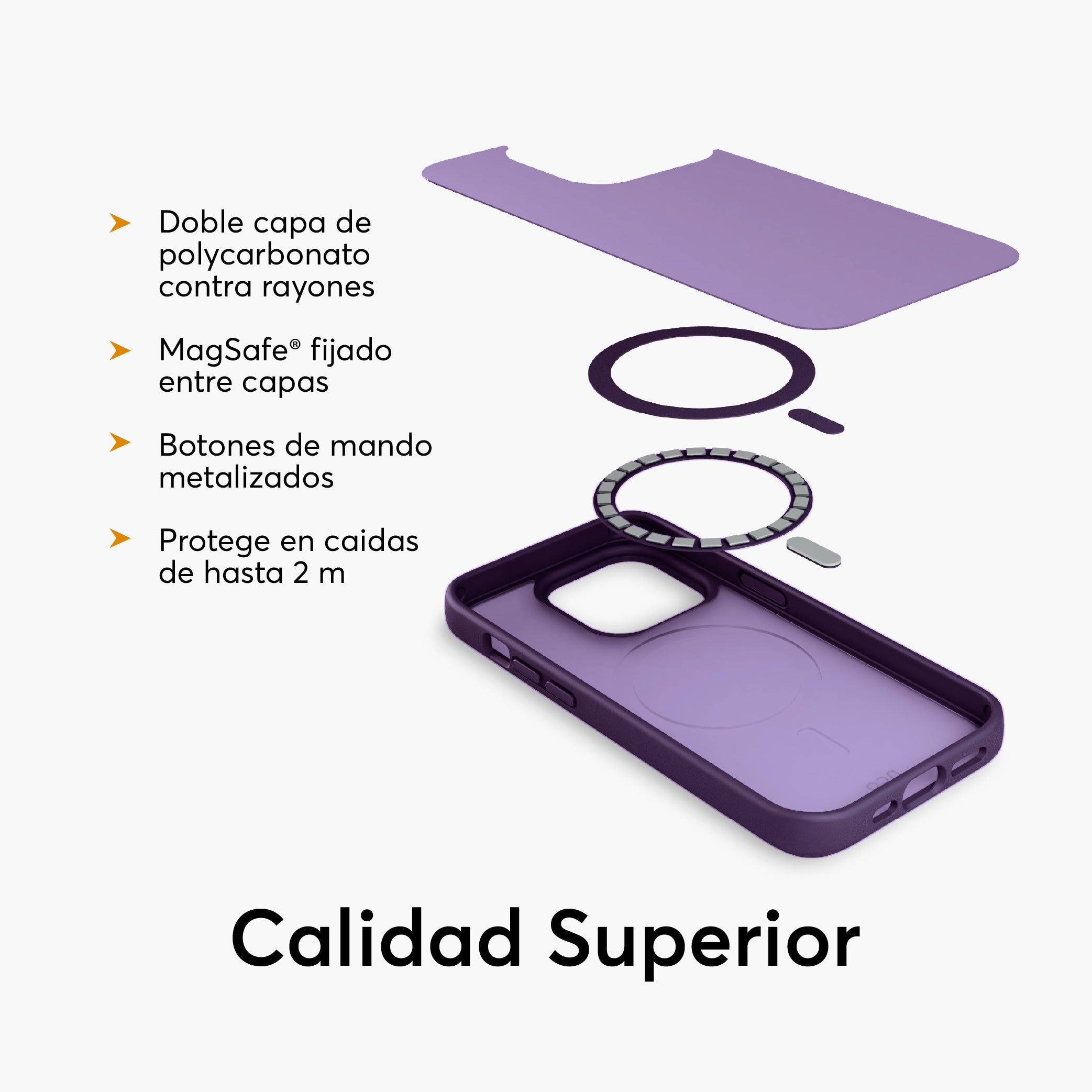 SafeCase Lite Compatible con MagSafe para iPhone 15 Series
