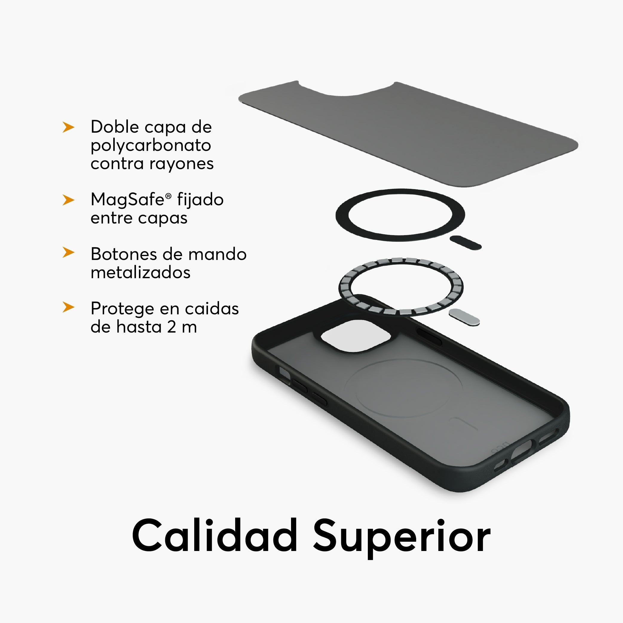 SafeCase Lite Compatible con MagSafe para iPhone 15 Series