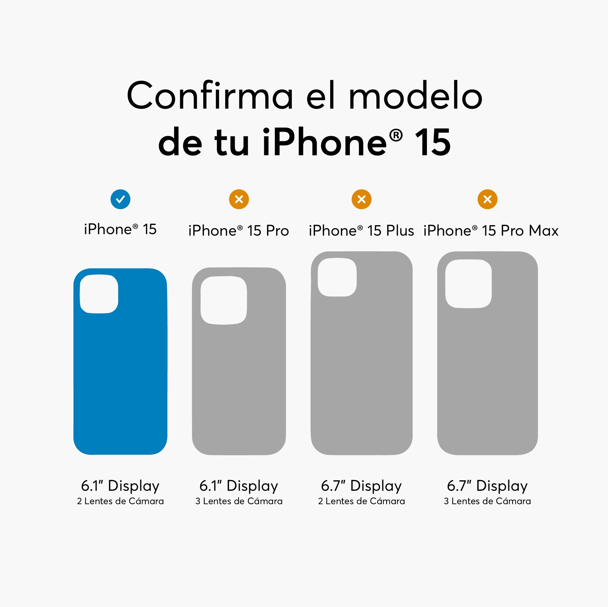 SafeCase Lite Compatible con MagSafe para iPhone 15 Series