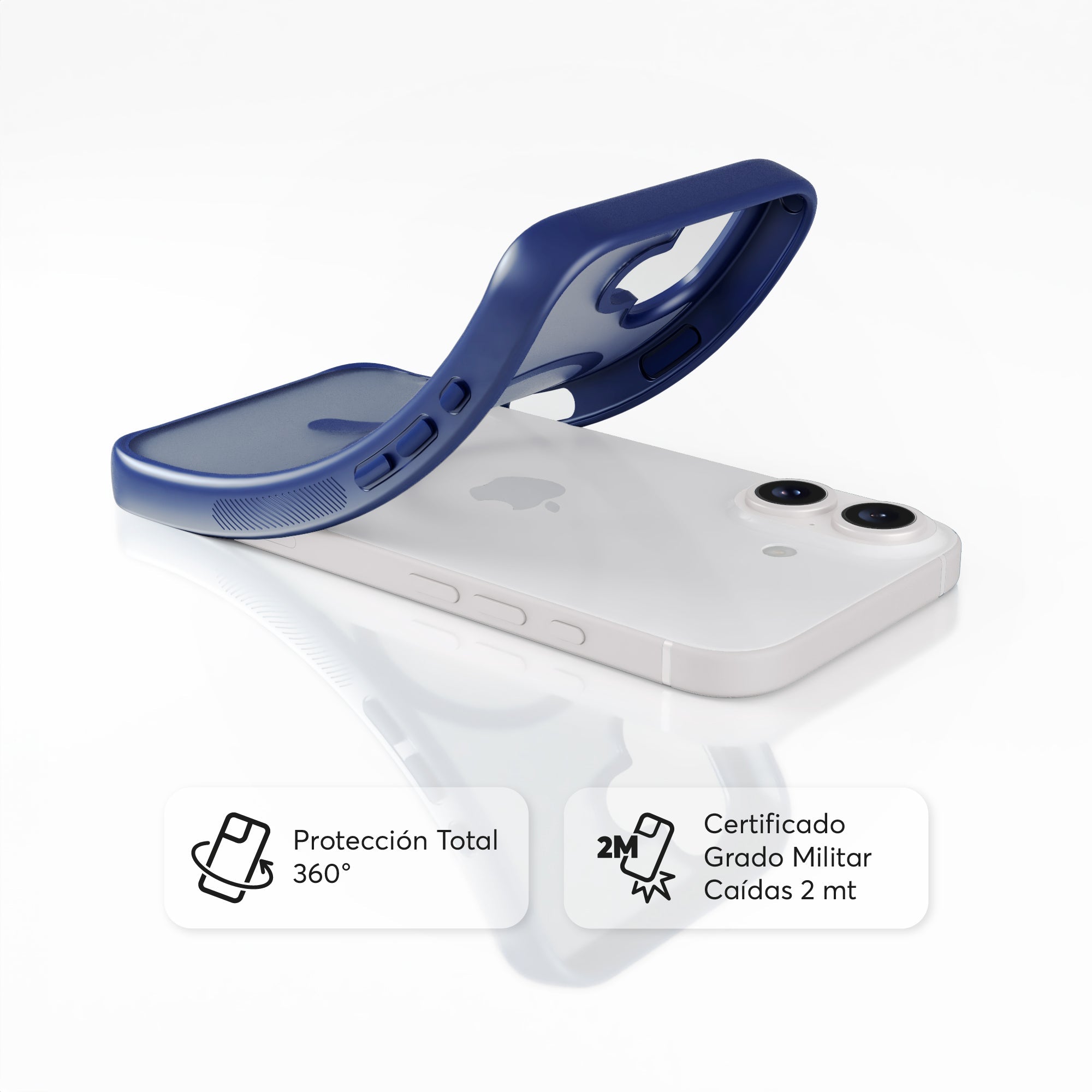 SafeCase Lite Azul Compatible con MagSafe para iPhone 16 Series