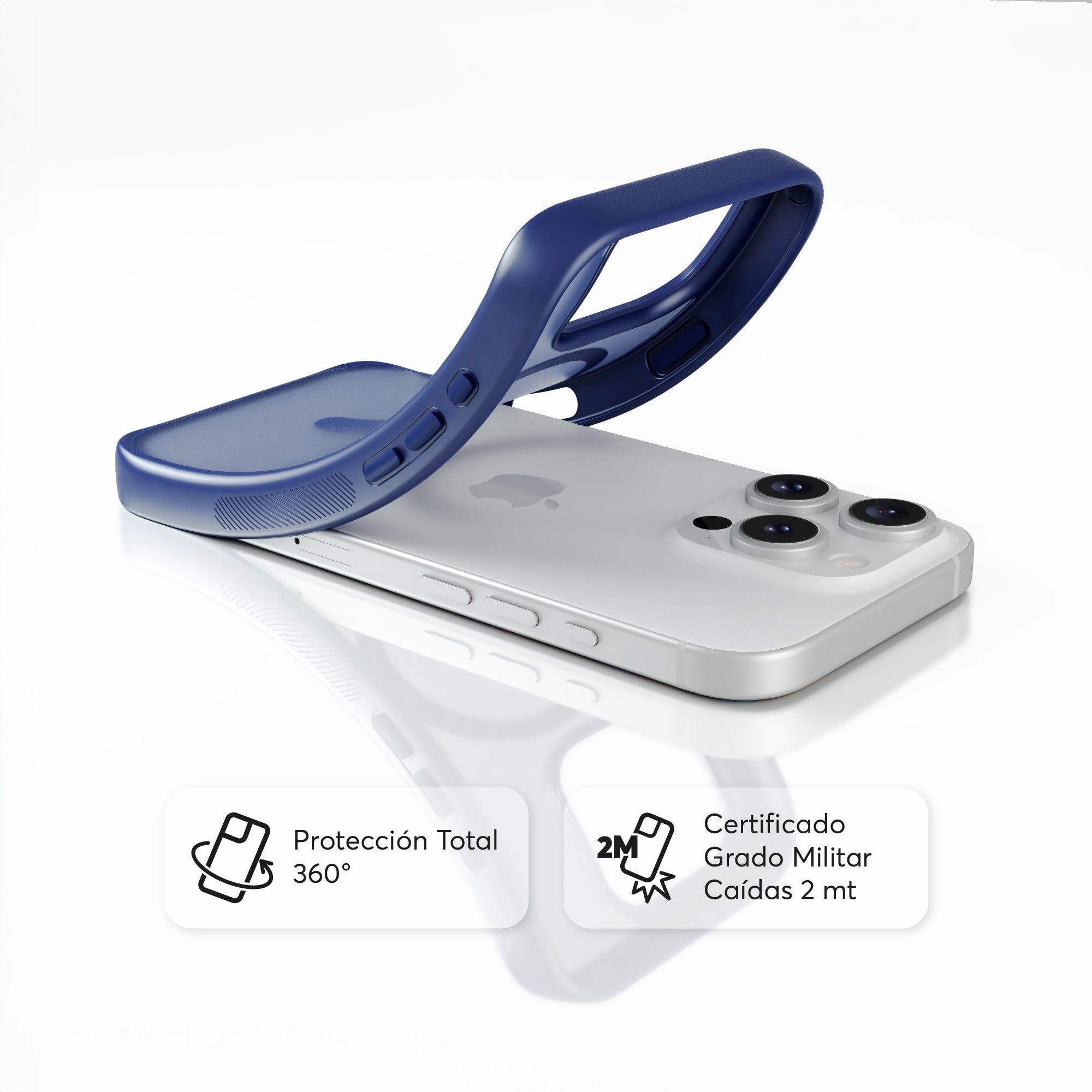 SafeCase Lite Azul Compatible con MagSafe para iPhone 16 Series