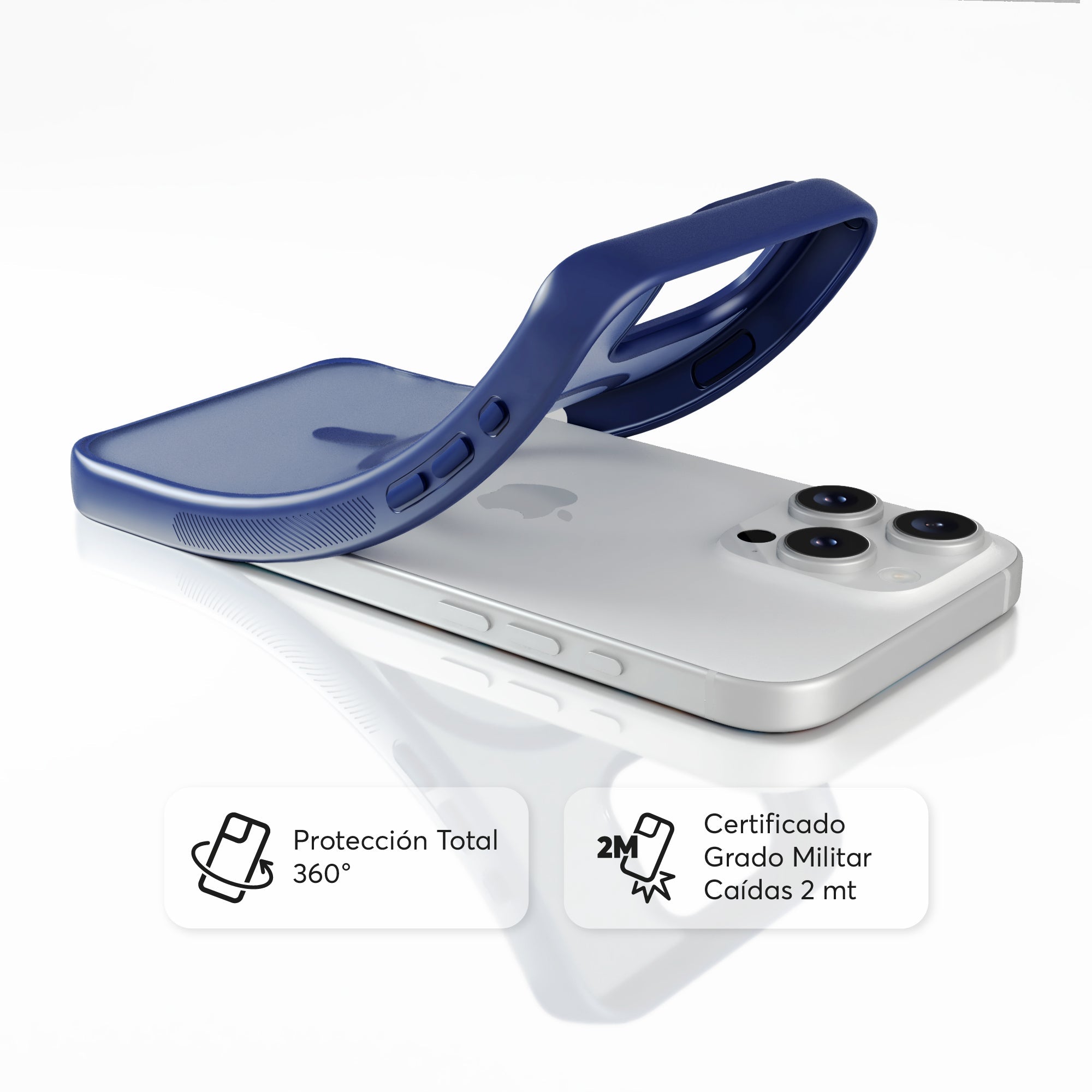 SafeCase Lite Azul Compatible con MagSafe para iPhone 16 Series