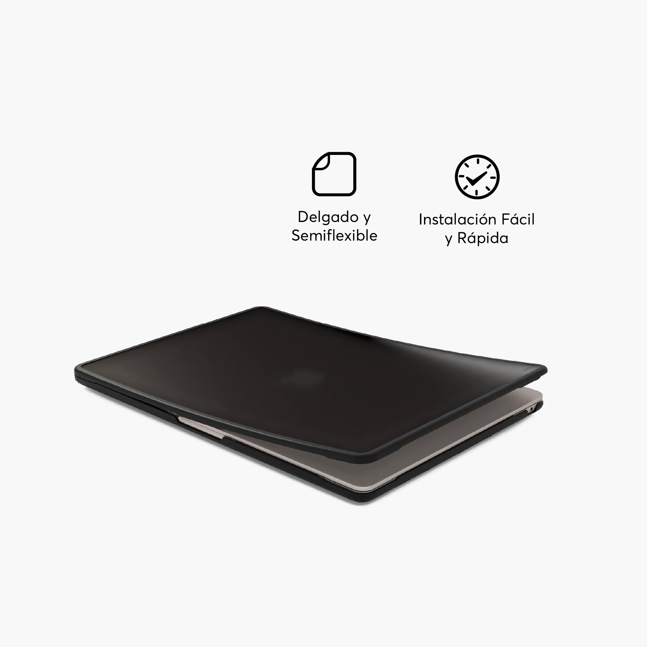 Detalle HardCase Shock para MacBook Air 15.3-inch 2023 M2 Chip Color Crystal