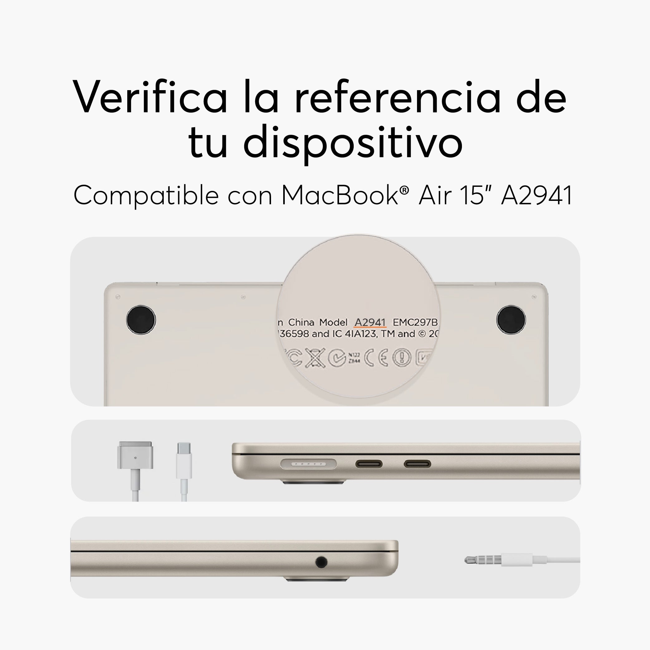 Compatibilidad HardCase Shock para MacBook Air 15.3-inch 2023 M2 Chip