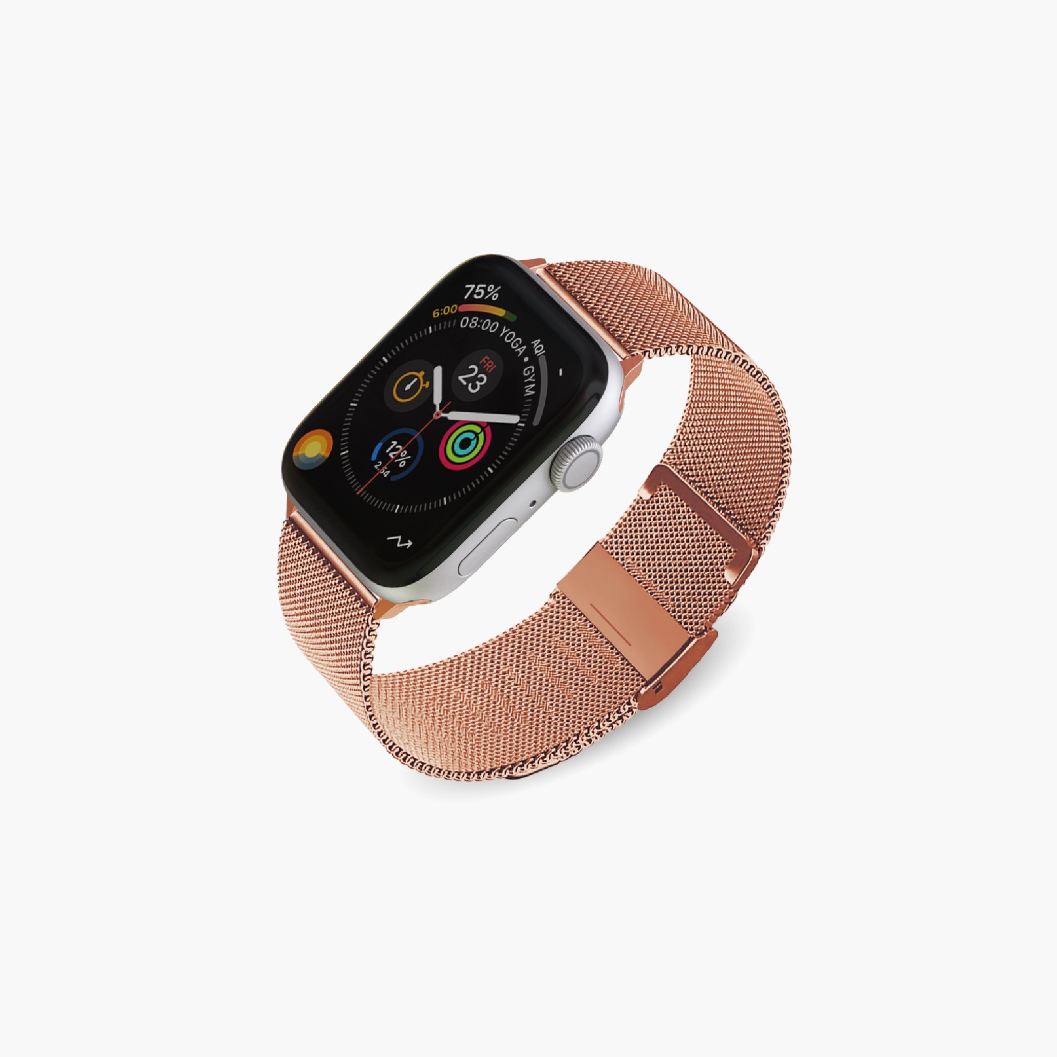 Correa de acero dorada para Apple Watch