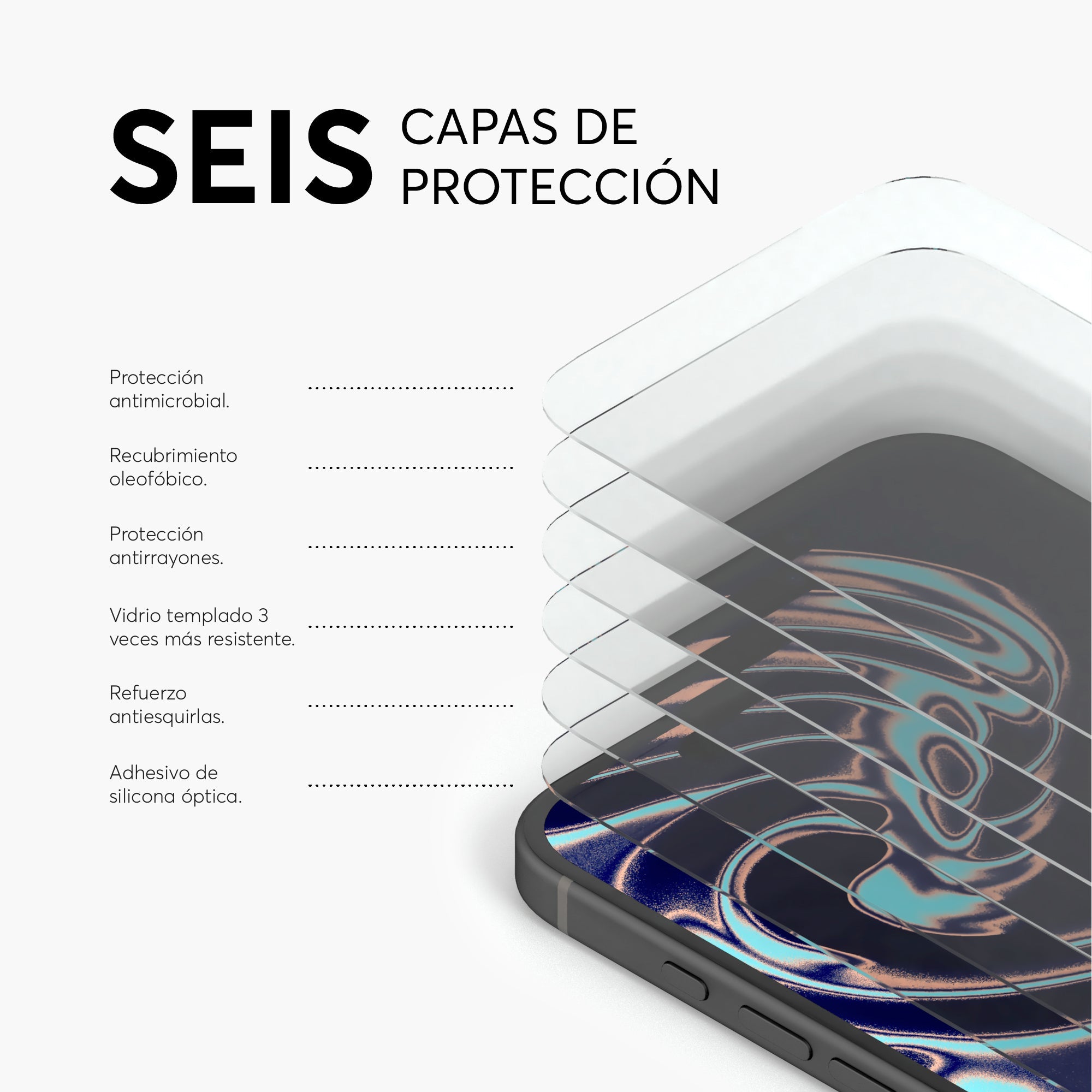 GlassGuard ion+ para iPhone 16 Series