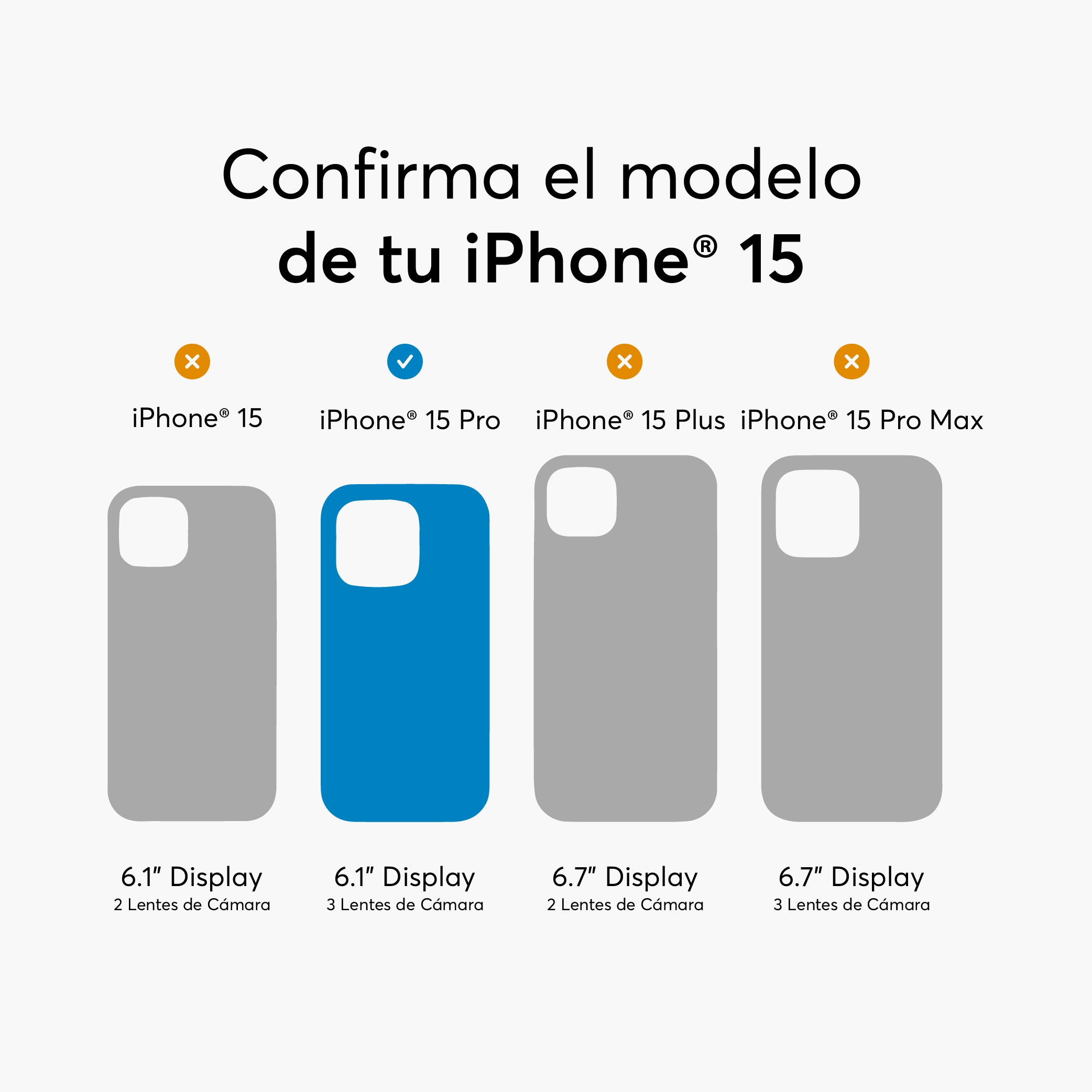 Protector de pantalla para iPhone 15 Pro NanoGlass dispositivo iphone 15 pro