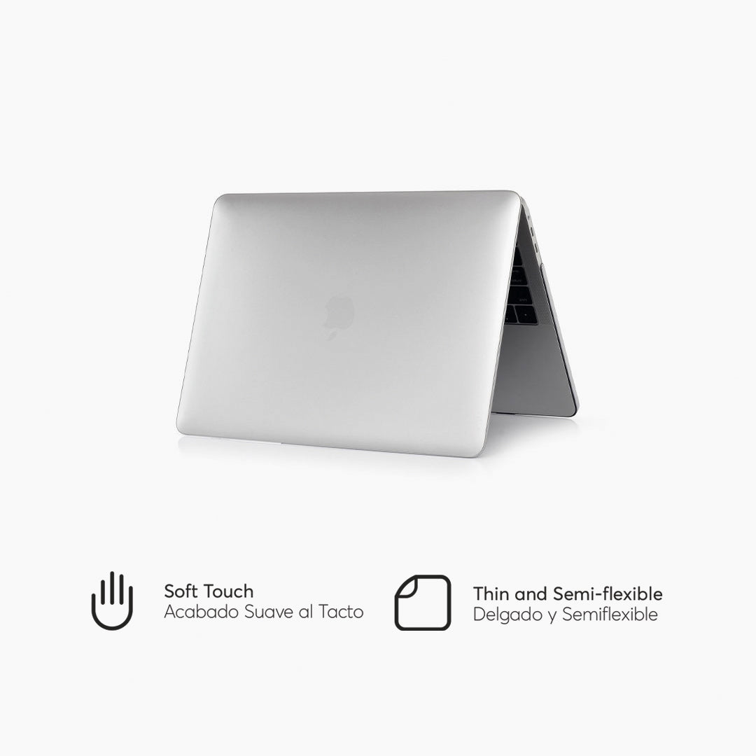 HardCase para MacBook Pro 13-inch 2020 M2 M1 Chip Lateral Color Transparente