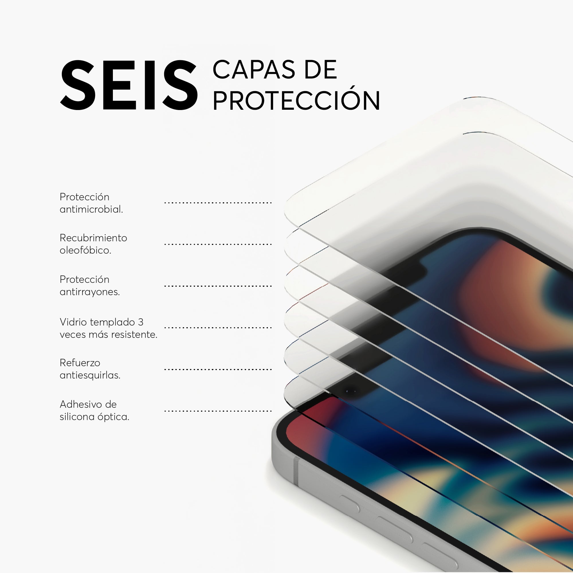 GlassGuard ion+ para iPhone 16e