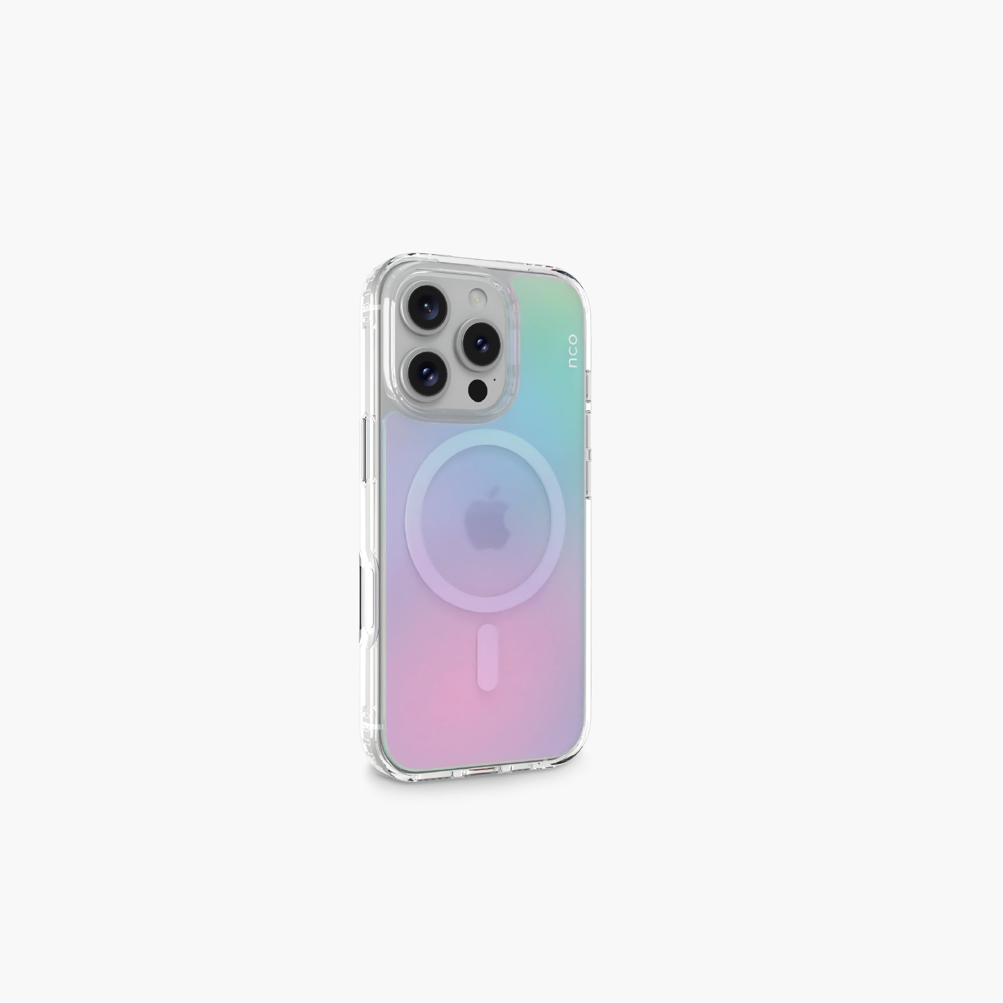 SafeCase Clear Rainbow Compatible con MagSafe For iPhone 16 Series