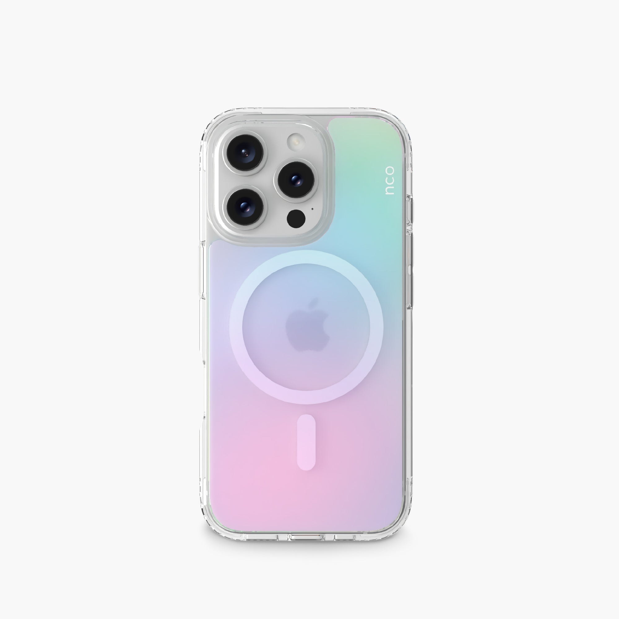 SafeCase Clear Rainbow Compatible con MagSafe For iPhone 16 Series