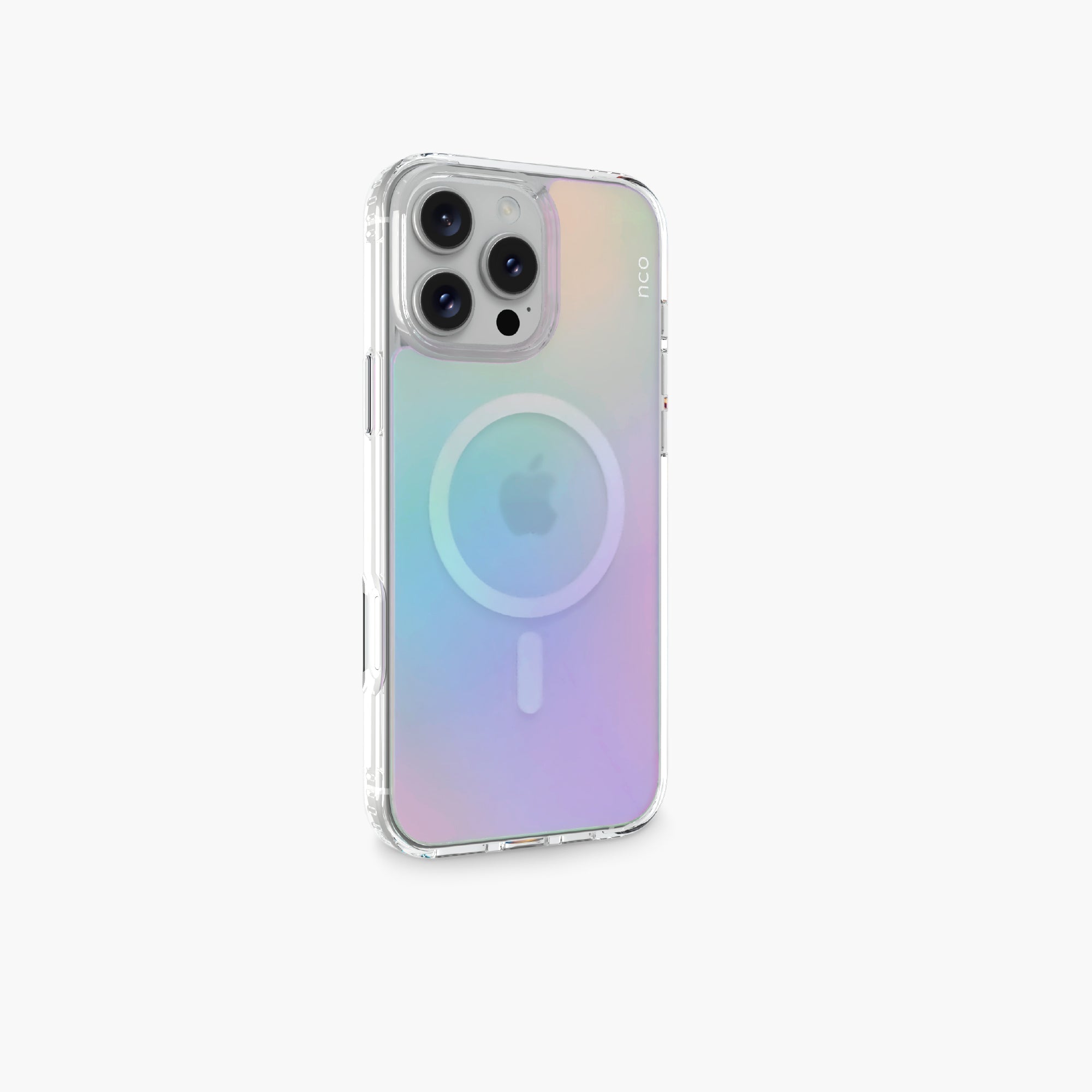 SafeCase Clear Rainbow Compatible con MagSafe For iPhone 16 Series