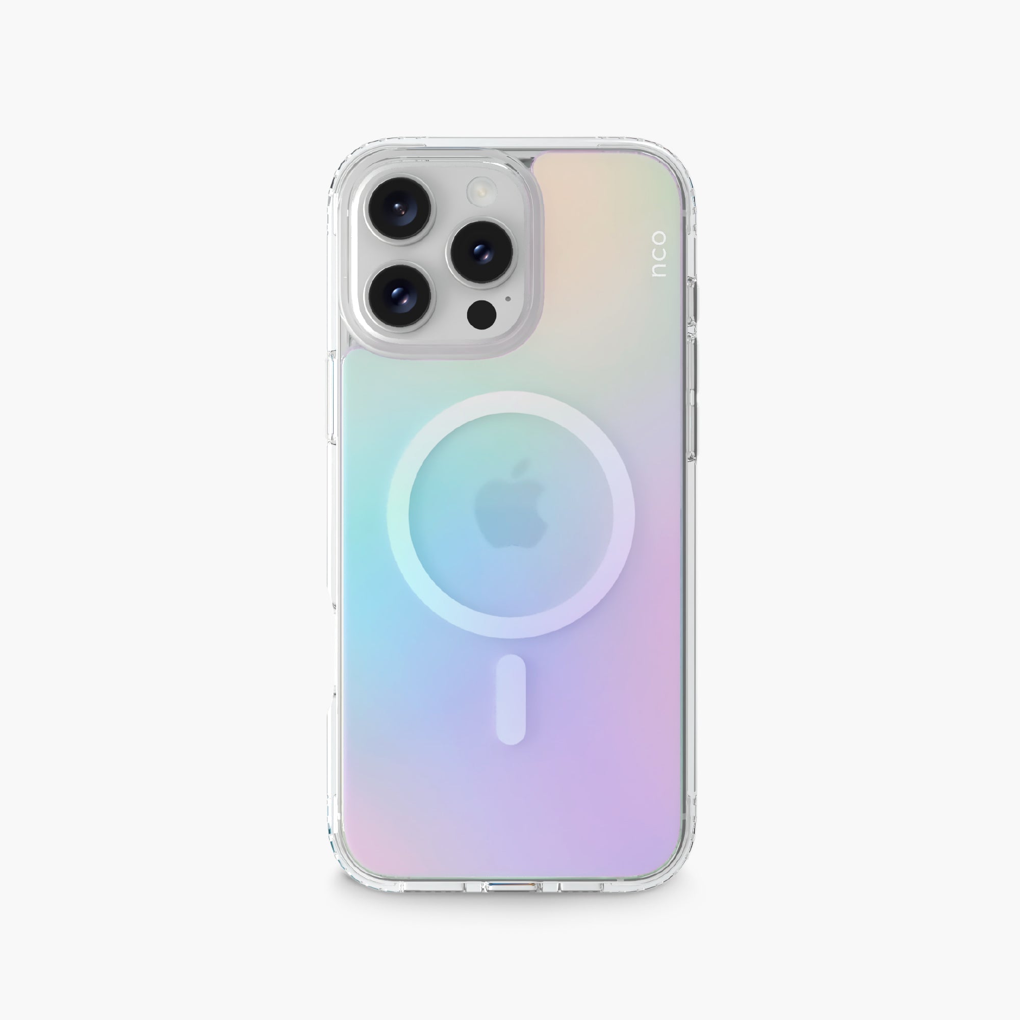 SafeCase Clear Rainbow Compatible con MagSafe For iPhone 16 Series