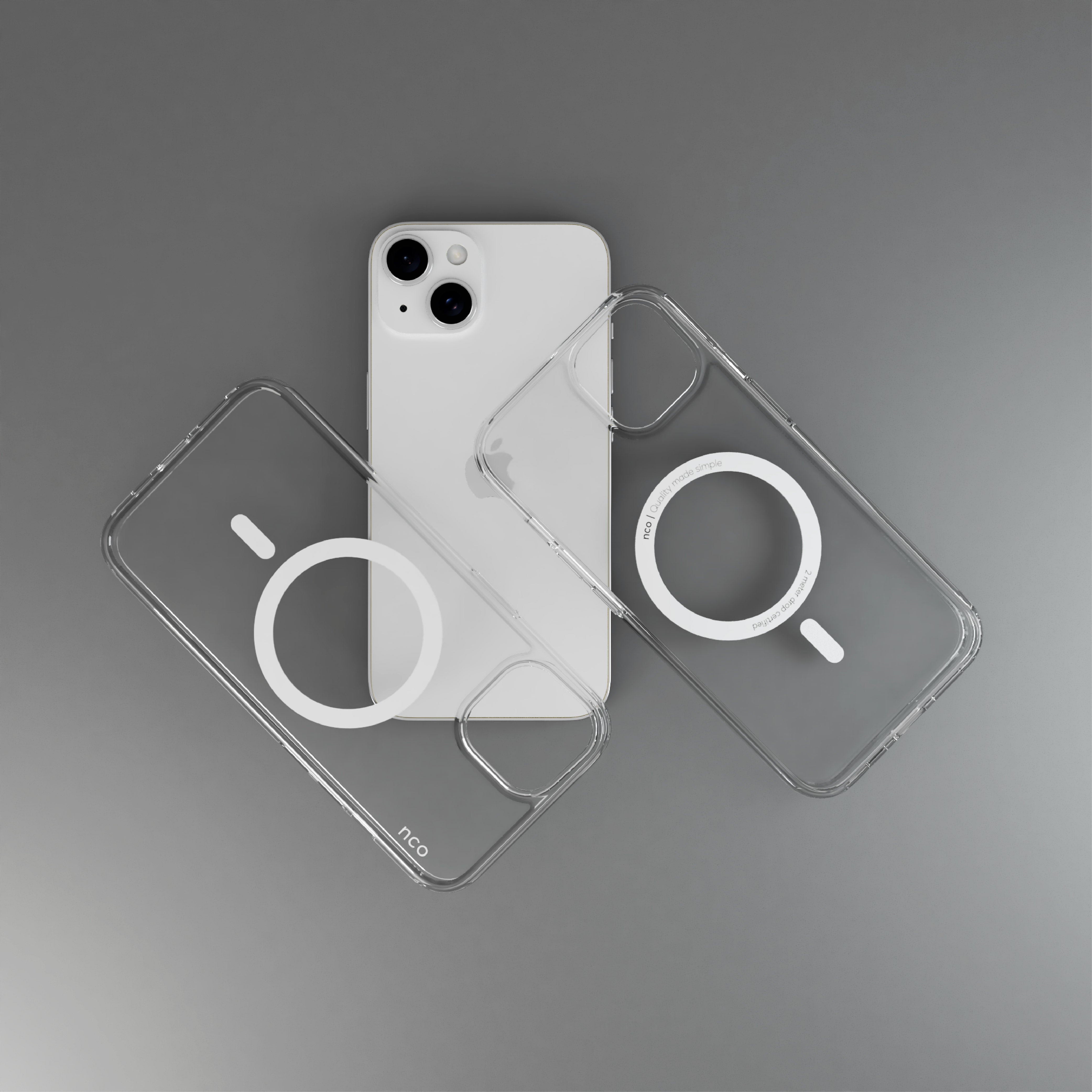 SafeCase Clear para iPhone 14 & 13 Compatible con MagSafe