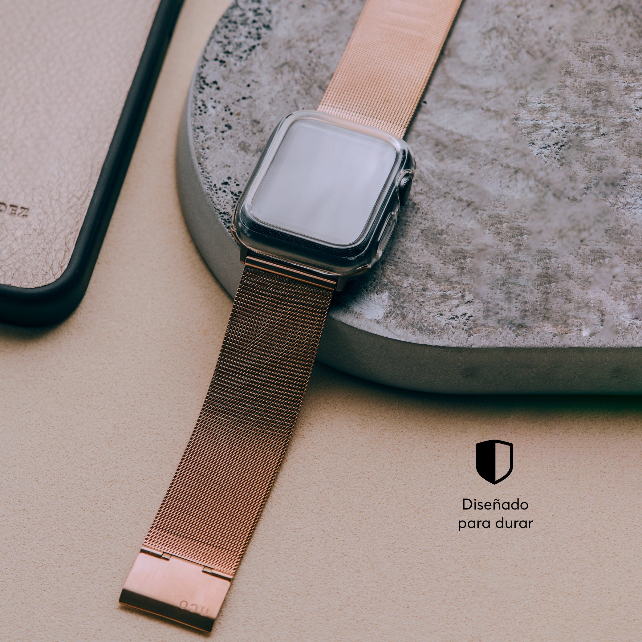 Correa de acero dorada para Apple Watch