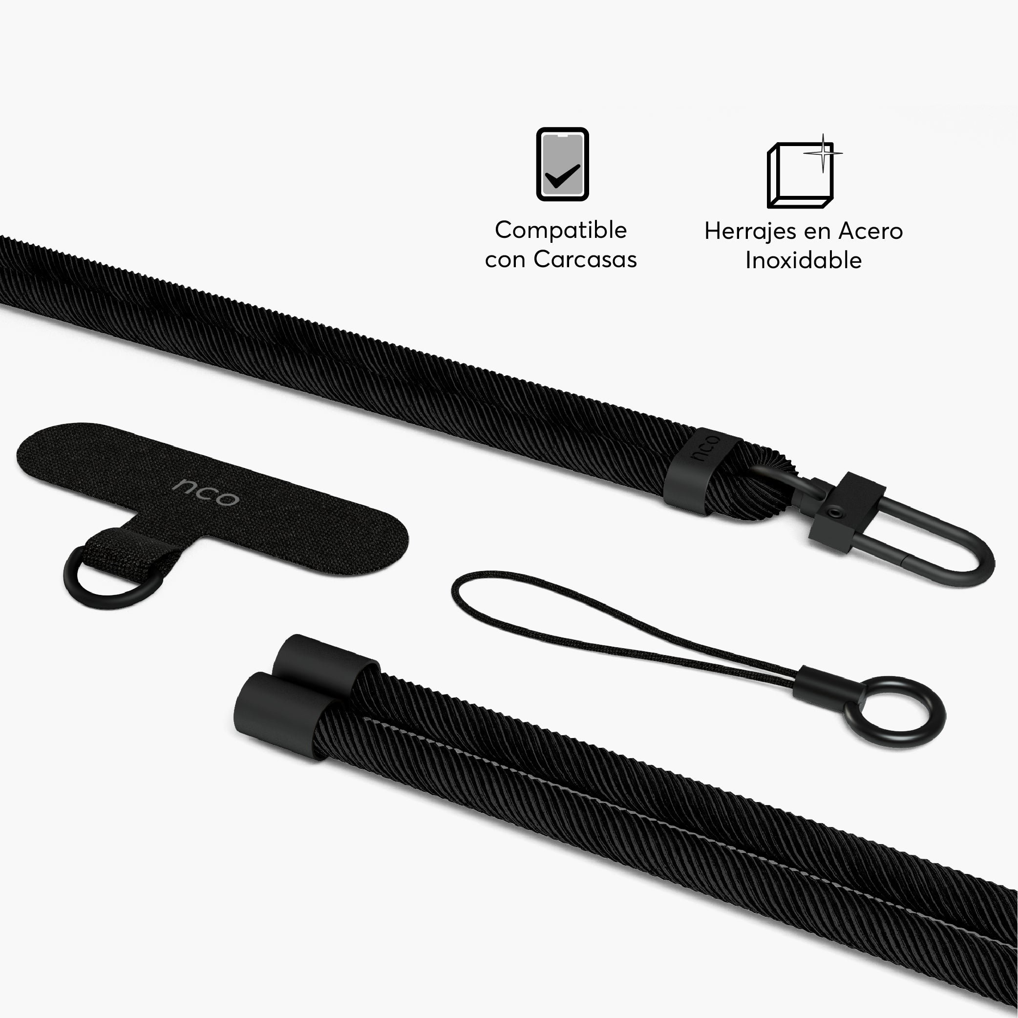 CarryLoop de color negro para iPhone Series color negro